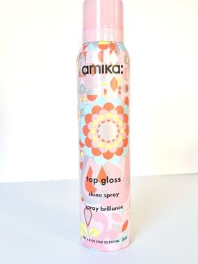 Amika Top Gloss Shine Spray - Brand NEW - Full Size (4.8 Oz)